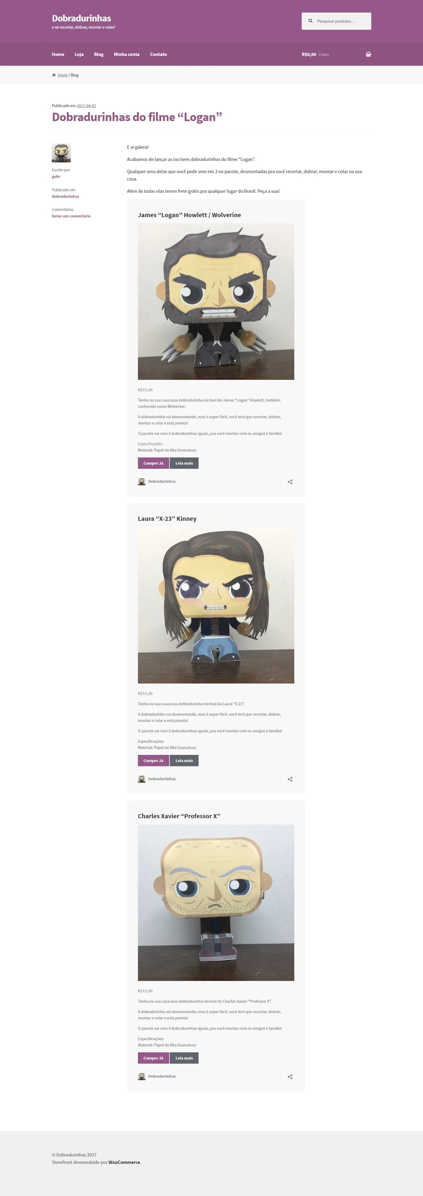 Dobradurinhas - Blog Antigo