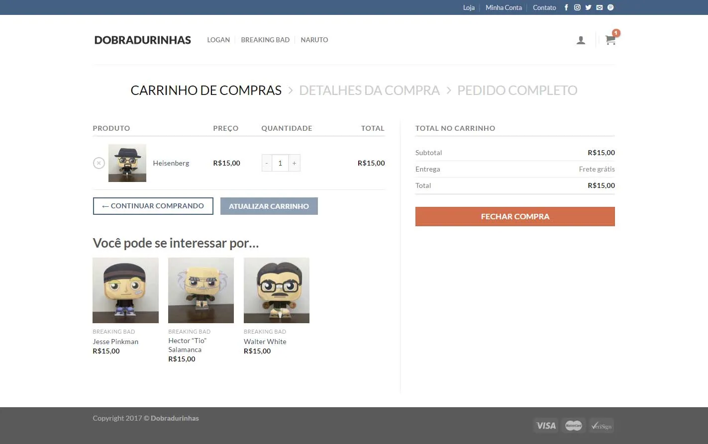 Dobradurinhas - Carrinho Novo