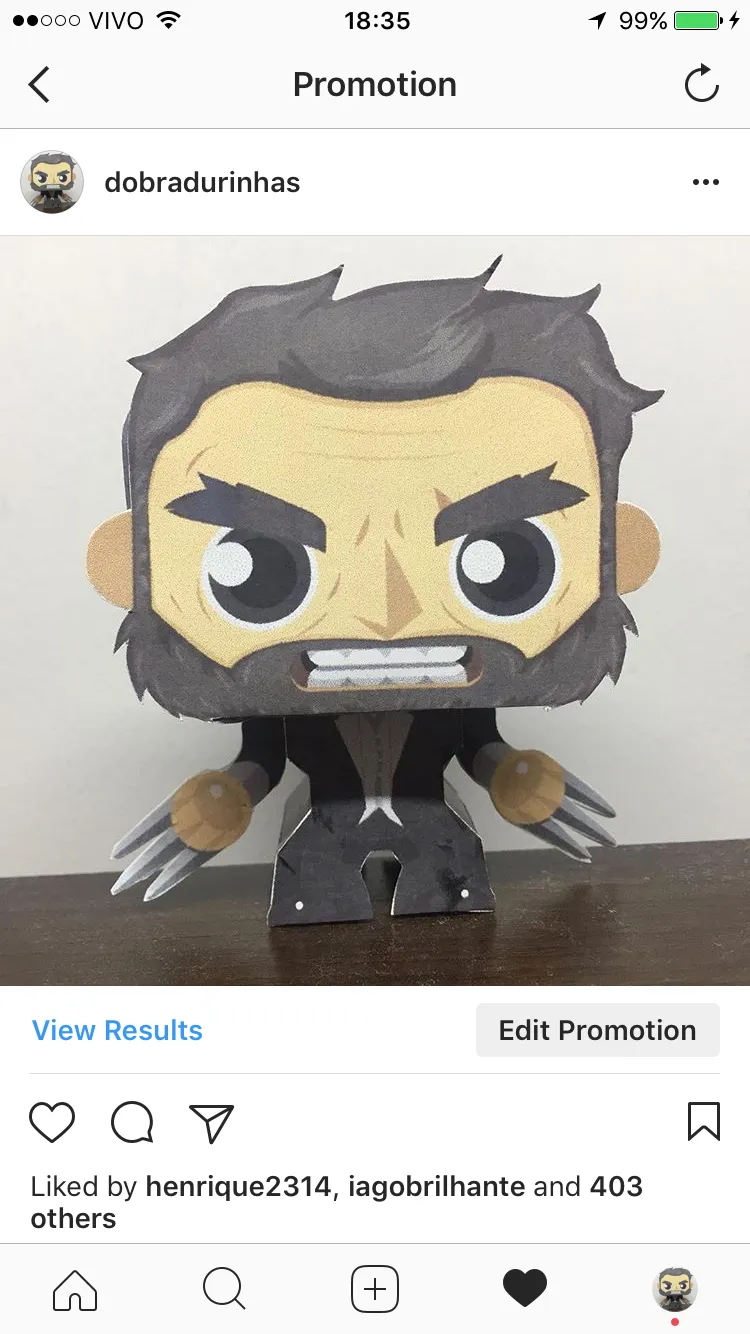 Dobradurinhas - Logan Ad Instagram